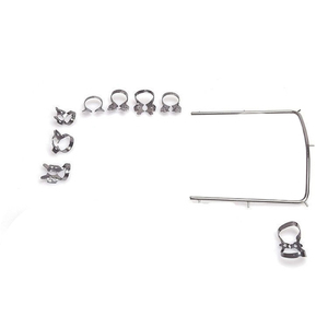 Kit de barrage en caoutchouc pour applications professionnelles en endodontie, kit d'instruments d'isolement professionnel pour cliniques et cabinets. - Product Image 4