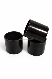 Premium Black Buffalo Horn Napkin Rings Handcrafted Natural Horn Round Napkin Holders for Hotel <b>D</b>écor & Luxury <b>Table</b> Setting - Product Image 5