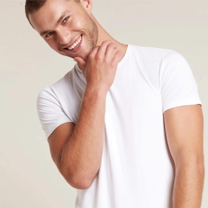 Camiseta Oversize de Algodón Pesado 300gsm, Personalizada, Gruesa, Lisa, con Hombros Caídos, para Hombre, Corte Holgado - Product Image 3