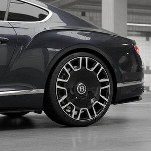 Rines de Aleación Bentley en Negro Brillante, Diseño Flow Formed con Borde Mecanizado, 20, 21 y 22 Pulgadas - Product Image 5