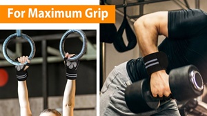 Guantes de Entrenamiento de Medio Dedo con Soporte para Muñeca, para Gimnasio, Fitness, Ciclismo, Levantamiento de Pesas, Pesca, Transpirables, de Spandex, Antideslizantes - Product Image 5