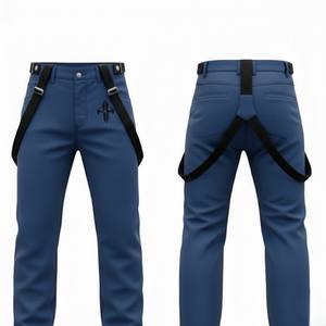 Pantalones de Esquí para Hombre, 100% Poliéster, Teñido Liso, Impermeables, con Aislamiento de Forro Polar, Cierre Personalizado, Alta Calidad por RIVIAN ATLANTIC - Product Image 6