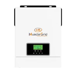 Inversor MuscleGrid True Offgrid de 3 KW sin Transformador, Compatible con Baterías de Litio (Blanco), Potencia Nominal de 5500W, Salida de CA Monofásica/Trifásica de 2KW - Product Image 4