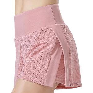Custom <b>Pink</b> Eco-Friendly for Tennis Skirt Mesh Panels High-Waisted Athletic Fit Breathable Anti-Wrinkle Pleated Design Women - Product Image 1