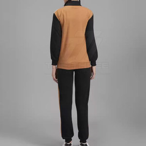 Conjuntos Deportivos Casuales de Invierno para Mujer, Estampados o Lisos, para Fitness, Colores Personalizados, Sudadera con Capucha y Pantalones Jogger Sin Costuras, 100% Algodón - Product Image 4