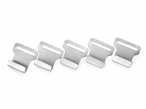 Flat Hook 50mm 3000kg Powder Coated Steel High Strength for Truck <b>Cargo</b> Lashing Tie Down Strap Custom OEM Factory Supply - Product Image 5