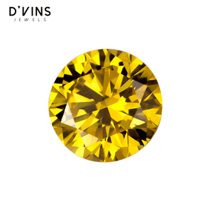 เพชรทรงกลมสำหรับปลูกในห้องแล็บเพชรแบบหลวมสีสดใสเพชรที่เต็มไปด้วยรูปทรง d'vins - Product Image 1