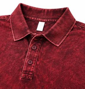 Men's <b>Red</b> Short Sleeve Cotton Oxford for Shirt Solid Color Button Casual Style Regular Fit Comfortable Knitted Washed <b>Fabric</b> - Product Image 5