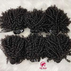 100% Vierge Brut Non Transformé Vietnam Irgin Cheveux Bundles Double Dessiné pour Pixie Cheveux Bouclés Acheter Maintenant pour Remise - Product Image 4