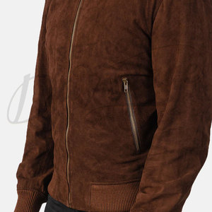 Chaqueta de Motociclista Moderna para Hombre, de Cuero Genuino Negro, Corte Ajustado, con Detalles de Cierre Múltiple, en Piel de Oveja Premium - Product Image 3