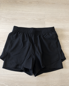 Custom <b>Black</b> 2 in 1 Athletic Running Shorts Men Lightweight Gym Training Workout Shorts Quick Dry Sports Shorts - Product Image 1
