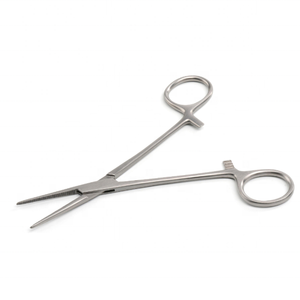 Fórceps de arteria Crile veterinaria de acero inoxidable alemán Premium, abrazadera hemostática quirúrgica recta de 14 cm, suministros veterinarios - Product Image 1