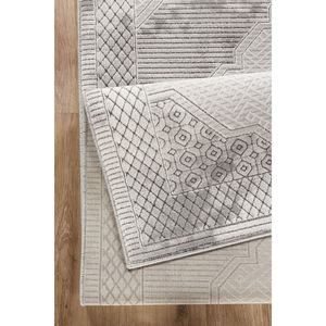 Geometrix GC_DIM1004 Grigio 5 piedi 3 pollici X 7 piedi 3 pollici Set di Tappeti - Product Image 5