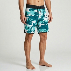 Shorts de bain camouflage haut de gamme pour hommes, en polyester, anti-UV, avec cordon de serrage, séchage rapide, légers, pour la plage, le surf, l'été - Product Image 1