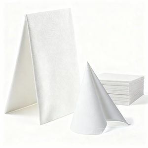 Serviettes en papier carrées personnalisées OEM, douces, absorbantes, jetables, pour l'industrie de la restauration - Product Image 4