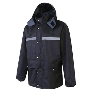 Combinaison de pluie professionnelle en tissu polyester 300D, coupe-vent, imperméable, légère et pliable pour le travail de construction - Product Image 2