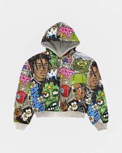 Nouveauté, sweat à capuche oversize unisexe de qualité supérieure, design imprimé personnalisé, 100% coton molletonné, sweat à capuche décontracté - Product Image 2