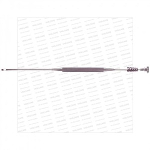 เครื่องมือผ่าตัดจมูกแบบปลายกลมสแตนเลสสตีลขนาด 7-1/2 นิ้ว (19 ซม.) ยี่ห้อ Gorney พร้อมก้านดูดและทำความสะอาด โดย Vaslcare - Product Image 5
