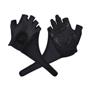Gants de cyclisme unisexes d'hiver à demi-doigts avec design léger antidérapant, fermeture auto-agrippante, ajustement personnalisé pour hommes, qualité supérieure - Product Image 3