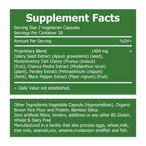 Nouvelles capsules d'extrait de cerise acidulée enrichies en vitamine B6 pour le confort articulaire et un métabolisme sain – Les capsules complexes avancées pour l'acide urique les plus populaires - Product Image 6
