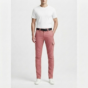 Pantalon cargo pour homme, coupe droite, multi-poches, pour la randonnée, les voyages, le travail et les occasions décontractées - Product Image 1