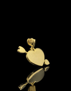 Colgante de Aleación Chapado en Oro con Diamantes Engastados, Estilo Urbano de Lujo - Product Image 3