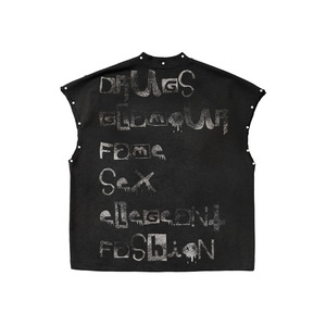 เสื้อยืดสตรีทแวร์ทรงโอเวอร์ไซส์ แขนสั้น ผ้าเจอร์ซีย์คอตตอน 100% คุณภาพสูง ตัดเย็บพิเศษ น้ำหนัก 300 กรัม สวมใส่สบาย - Product Image 2