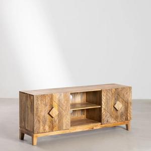 Mueble para TV Vandana Terra Zenova en madera de mango (madera maciza) - Product Image 3