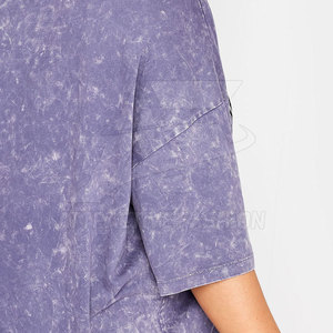 Camiseta de Mujer de Alta Calidad con Lavado Ácido, Tela Ligera y Suave, Camiseta de Mujer con Lavado Ácido, Atuendo Diario Elegante - Product Image 6