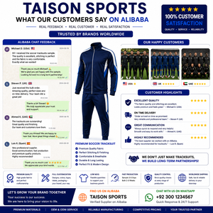 Tenue de football TAISON SPORTS 300 GSM en polyester/nylon imperméable, coupe-vent, séchage rapide, respirante, rouge/gris avec empiècements latéraux personnalisés - Product Image 6