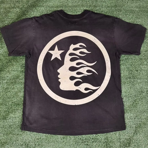 T-shirt formel pour homme Hell Star, 100% coton, haute qualité, respectueux de l'environnement, unisexe, vente en gros, faible MOQ - Product Image 1