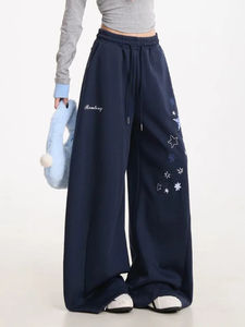 Pantalones Anchos Retro Estilo Y2K para Mujer, Pantalones Holgados de Cintura Alta, Estilo Hip Hop, Ropa Urbana Americana, Pantalones Deportivos Vintage con Letras para Mujer, Primavera - Product Image 6