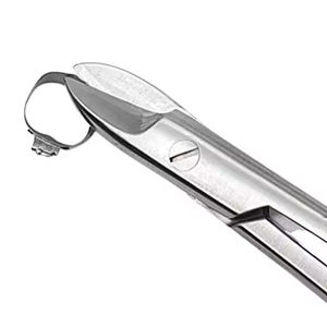 Ciseaux à fil universels chirurgicaux et dentaires à inserts en carbure de tungstène, droits et courbés, 12 cm, CE ISO, par Grip Surgical - Product Image 6