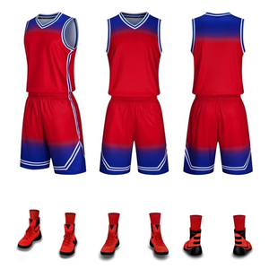 Ensemble de maillot de basket-ball orange personnalisé, col en V, sans manches, en maille sublimée, unisexe, adulte, vêtements de sport respirants avec numéro et nom - Product Image 4