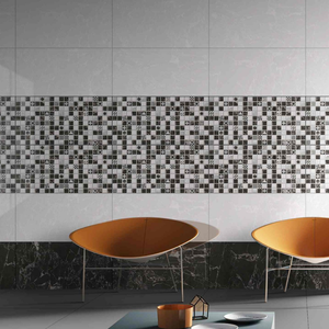 Carrelage céramique blanc brillant de haute qualité 300x600 pour les espaces muraux intérieurs modernes et minimalistes des bureaux commerciaux et des entreprises - Product Image 1
