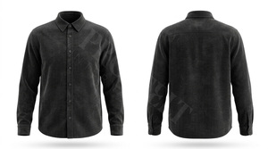 เสื้อเชิ้ตแขนยาวผ้าคอร์ดูรอยเนื้อนุ่มสบายทรงเข้ารูปลำลองแฟชั่นฤดูใบไม้ร่วงฤดูหนาวทันสมัยสั่งตัดได้สำหรับผู้ชาย - Product Image 2