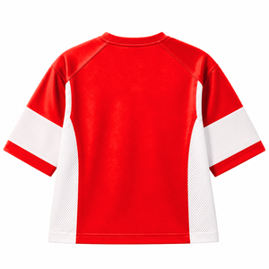 Delta |   Sigma |   Camiseta de Fútbol Brillante para Mujer de Theta Sorority, Cuello en V, Manga Corta, Panel de Malla, Absorbe la Humedad, Camiseta de Alto Rendimiento - Product Image 4