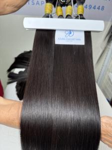 Paquetes de cabello humano liso virgen alineado con cutícula al por mayor, variedad de enredos sin desprendimiento, incluido el rizo afro ondulado vietnamita - Product Image 5