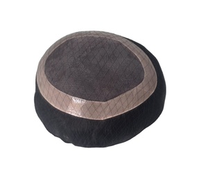 Human Hair Mono Base Toupee Bonnet <b>Wig</b> <b>for</b> <b>Men</b> with Bangladesh Hair Patches and Taz Hair - Product Image 6