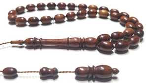 Tasbih Mala de Madera Pura con Cuentas Lisas y Elegantes, Regalo Moderno de HUMAYUN WORLD CRAFTS para Meditación Diaria - Product Image 2