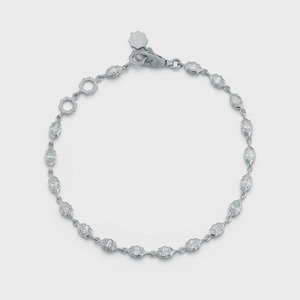 Bracelet tennis en diamants de laboratoire 1,26 carats de poids total, taille marquise, 18 diamants, or blanc 9k-18k, couleur D-E, certifié IGI, luxe pour femme - Product Image 2