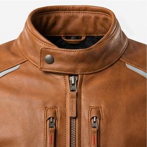 Chaqueta de Motociclista de Cuero Genuino para Hombre de la Mejor Calidad, Nueva Colección de Invierno, Chaquetas de Motocicleta con Protecciones Desmontables Personalizadas - Product Image 4