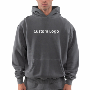 Sudadera con capucha de forro polar de alta calidad, muy vendida, unisex, personalizada, extragrande, al por mayor para hombres y mujeres. - Product Image 5