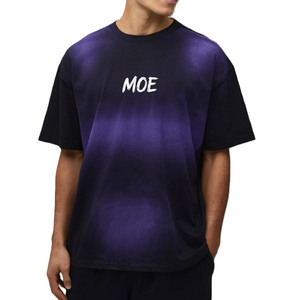 Camiseta Urbana de Algodón Grueso de 240 GSM, Corte Holgado, Impresión de Logotipo Personalizado, Pedido al por Mayor OEM, Camisetas para Hombre - Product Image 1