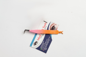 Outil professionnel pour extensions de cils, étiquette privée personnalisée, facile à utiliser, pince à cils antidérapante à pointe en fibre - Product Image 3