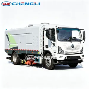 Camion balayeuse de voirie électrique pure CATL, largeur de nettoyage 3,2 m, zéro émission, pour le nettoyage des routes urbaines - Product Image 5