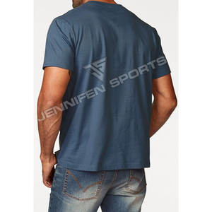 T-shirts personnalisés pour hommes, logo personnalisé, jersey léger 100% coton 240g, manches courtes, respirant, séchage rapide, vente en gros - Product Image 6
