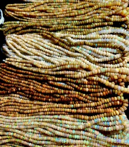 Perles d'Opale Éthiopienne Naturelle, Perles d'Opale Véritable, Perles d'Opale Feu, Fil de Perles d'Opale Cristalline pour la Fabrication de Bijoux - Product Image 5