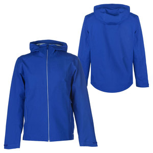 Private Label Outerwear Blue Waterproof <b>Hooded</b> <b>Rain</b> <b>Jacket</b> Windproof Outerwear for Travel Camping Motorcycle Riding Shell OEM - Product Image 2