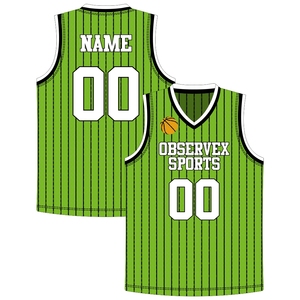 Jersey Basket Mesh Sublimasi Logo Klub Tim Berkualitas Tinggi Nama Olahraga Tank Top Pakaian Basket Seragam Basket AU - Product Image 1